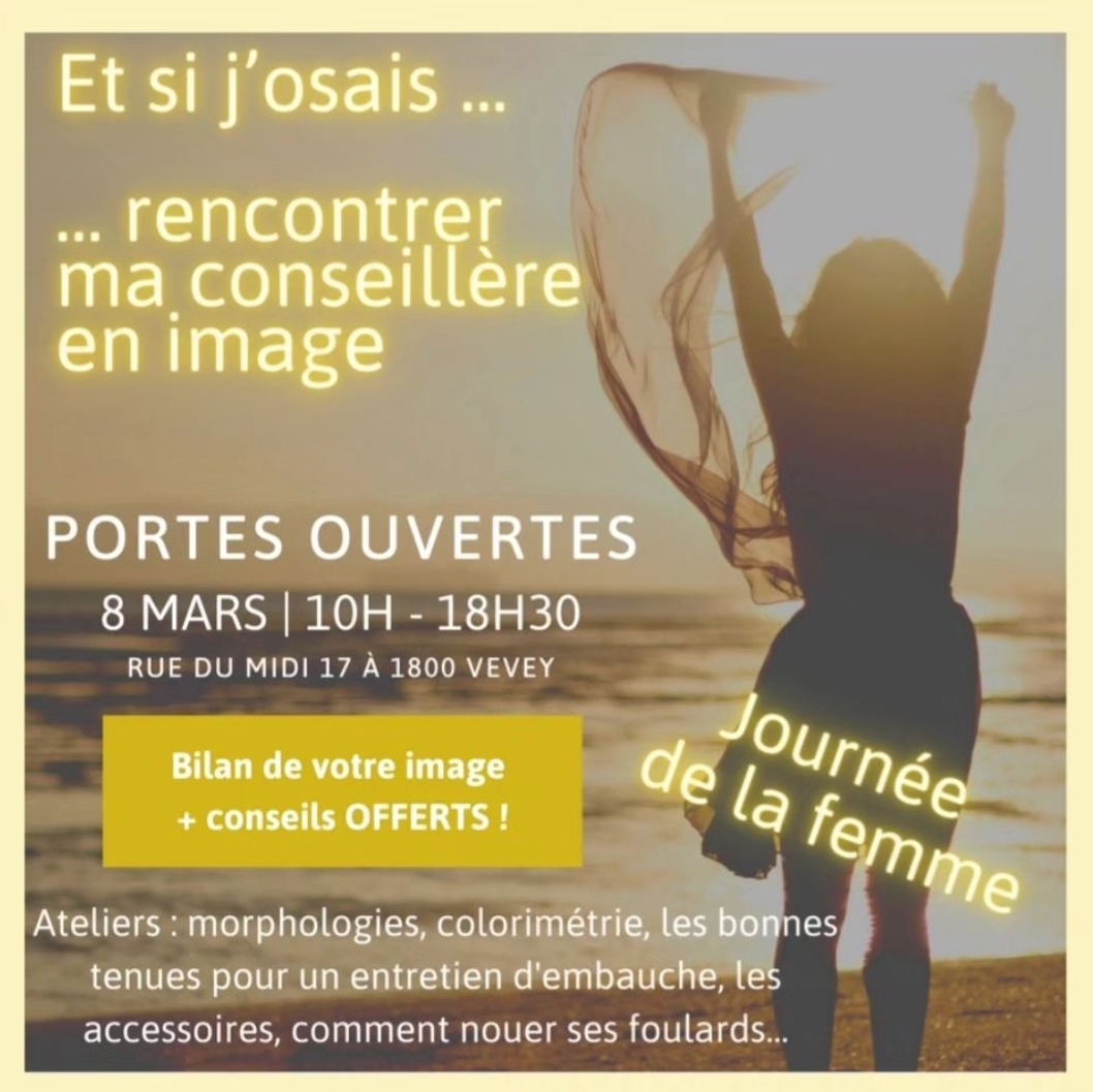 PORTES OUVERTES : Et si j'osais... rencontrer ma conseillère en image